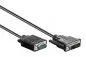 Preview: DINIC DVI-I 12+5 Stecker auf 15pol. HD-Stecker, 3m Kabel 2-fach geschirmt